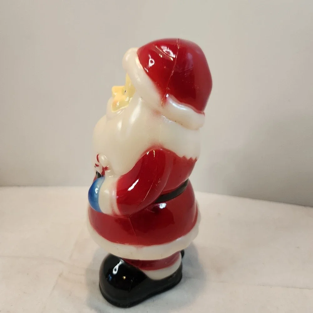 Vtg Replacement Blow Mold Santa Claus‎ Walkway Light Topper Christmas 7.5 Inches